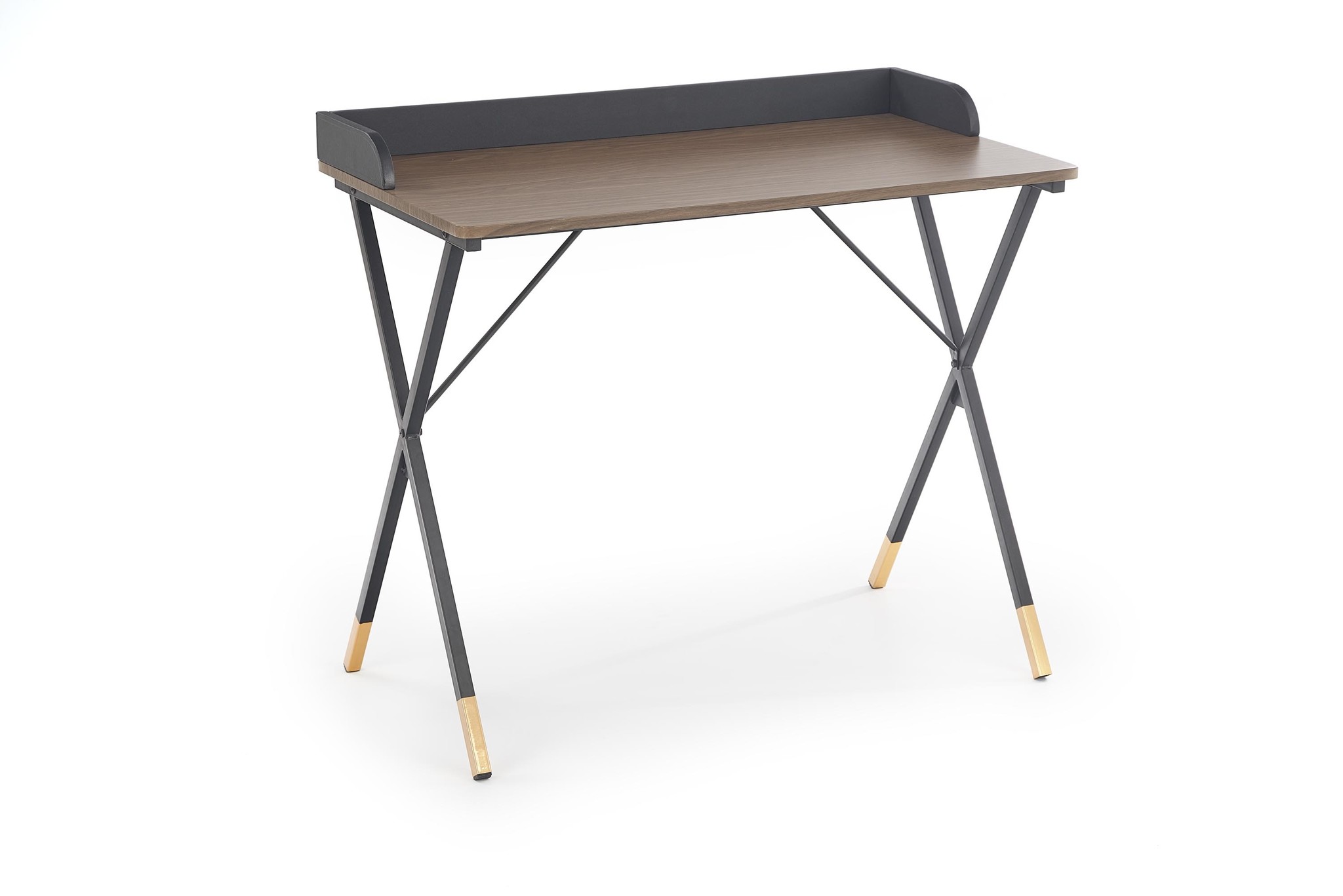 Bureau - klassiek - modern - 90x76x50 cm - zwart walnoot