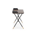 Bureau - klassiek - modern - 90x76x50 cm - zwart walnoot