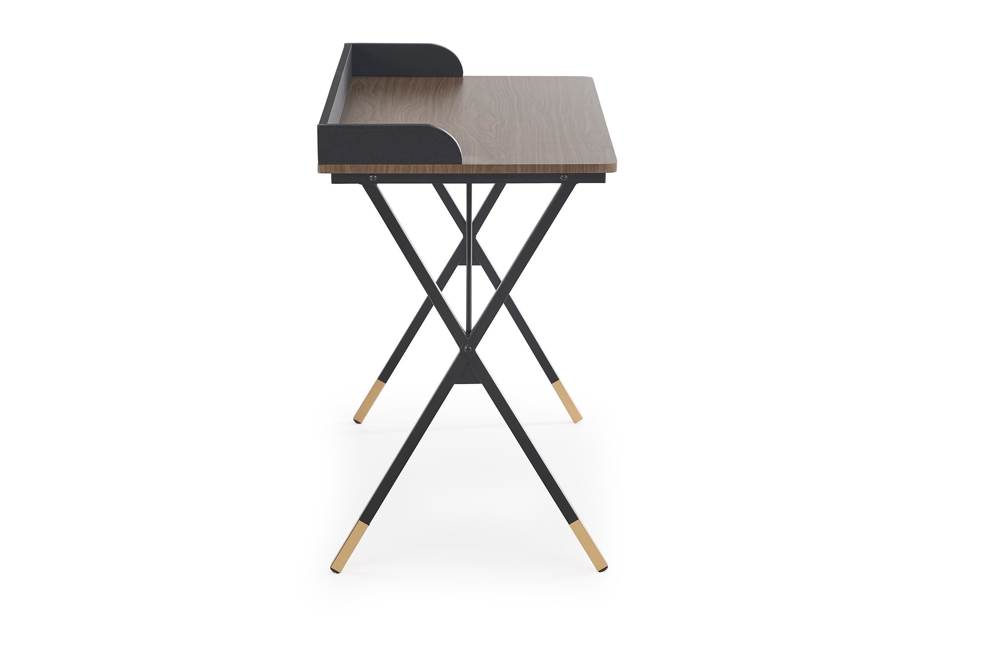 Bureau - klassiek - modern - 90x76x50 cm - zwart walnoot