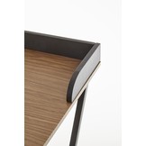 Bureau - klassiek - modern - 90x76x50 cm - zwart walnoot