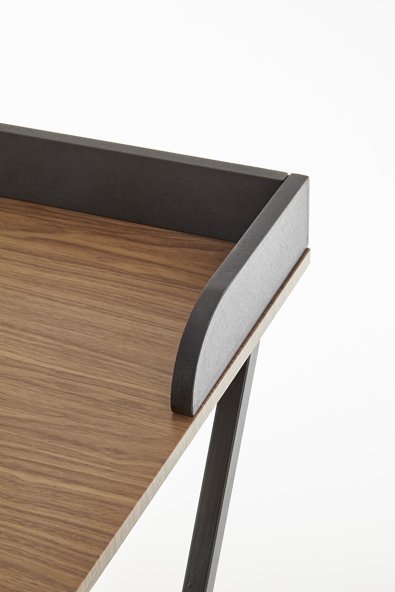 Bureau - klassiek - modern - 90x76x50 cm - zwart walnoot