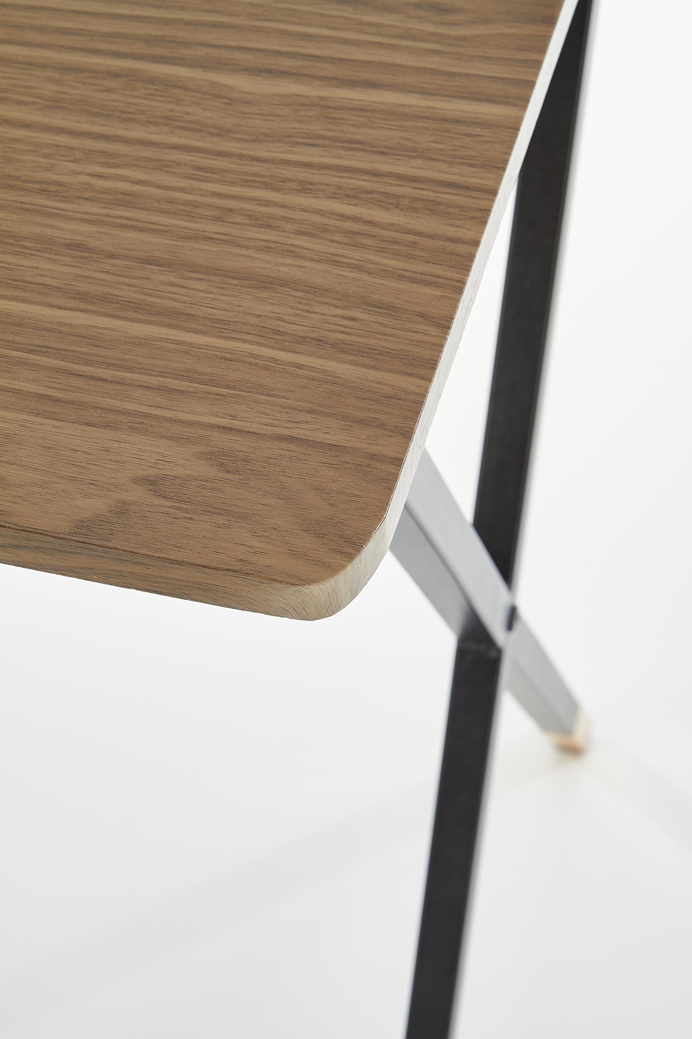 Bureau - klassiek - modern - 90x76x50 cm - zwart walnoot
