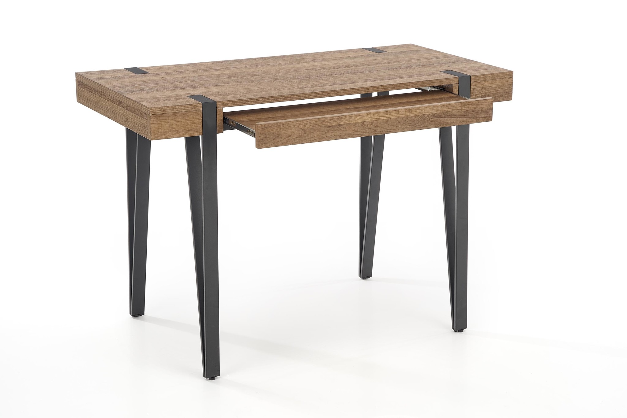 Bureau - modern - 110x76x55 cm - zwart walnoot