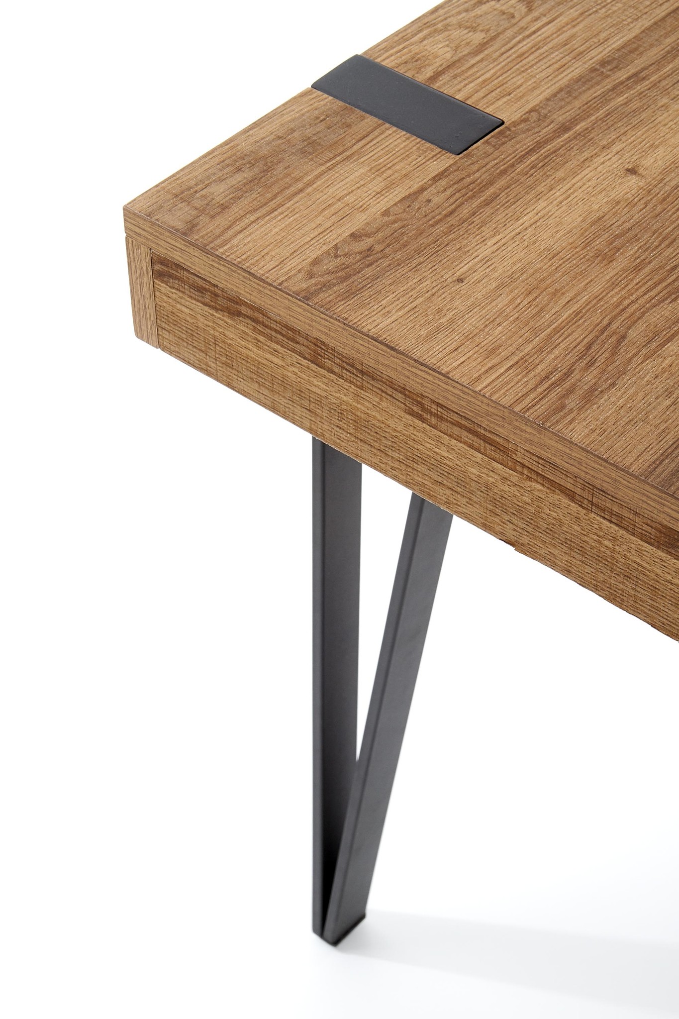 Bureau - modern - 110x76x55 cm - zwart walnoot