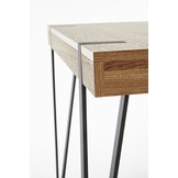 Bureau - modern - 110x76x55 cm - zwart walnoot