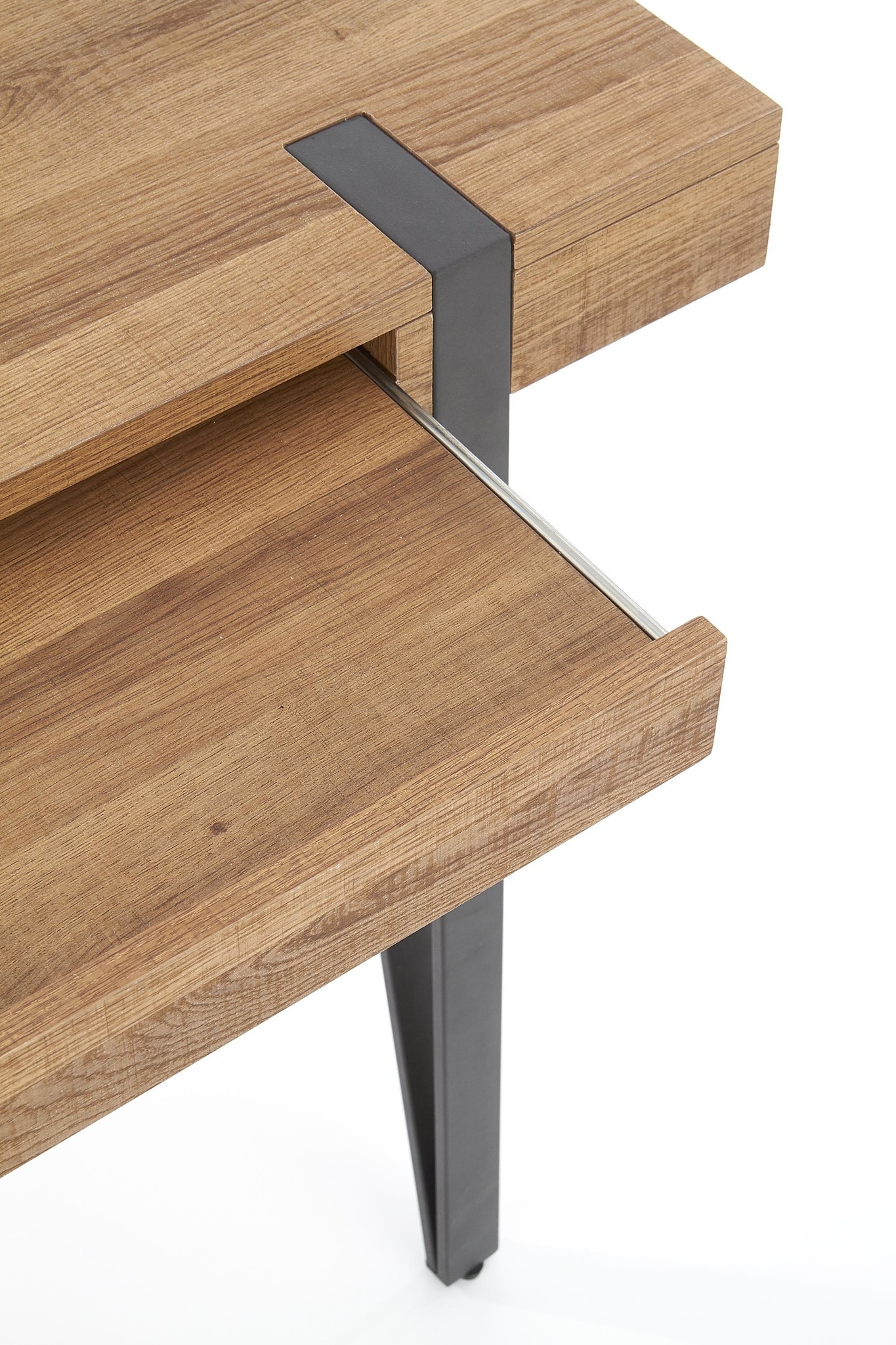 Bureau - modern - 110x76x55 cm - zwart walnoot