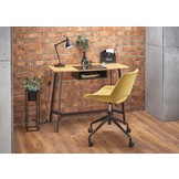 Bureau - modern - opberg vak - 100x76x50 cm - zwart rood