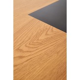 Bureau - modern - opberg vak - 100x76x50 cm - zwart rood