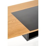 Bureau - modern - opberg vak - 100x76x50 cm - zwart rood