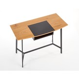Bureau - modern - opberg vak - 100x76x50 cm - zwart rood
