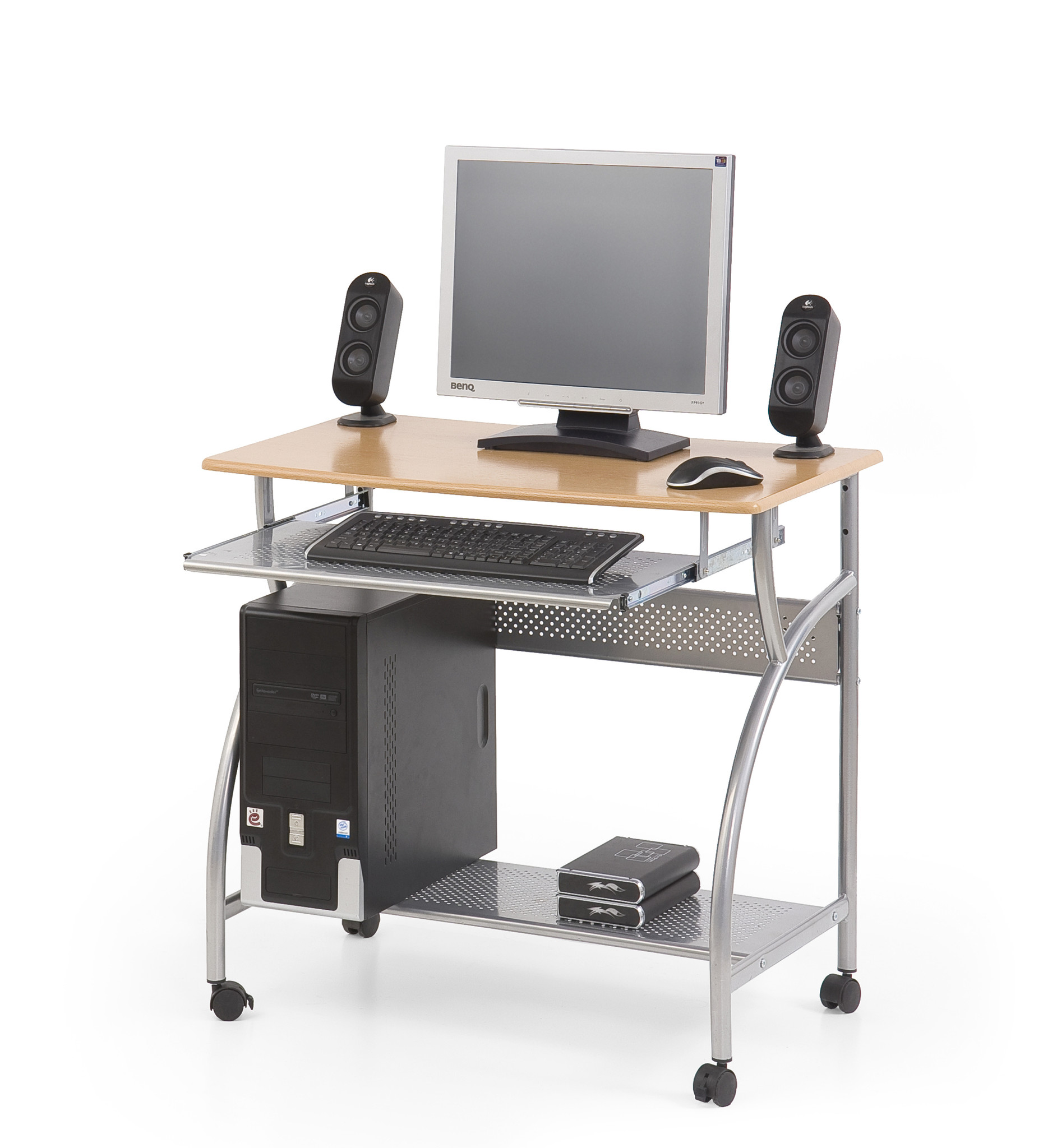 Bureau - uitschuifbare verlengstuk - 80x76x50 cm - els