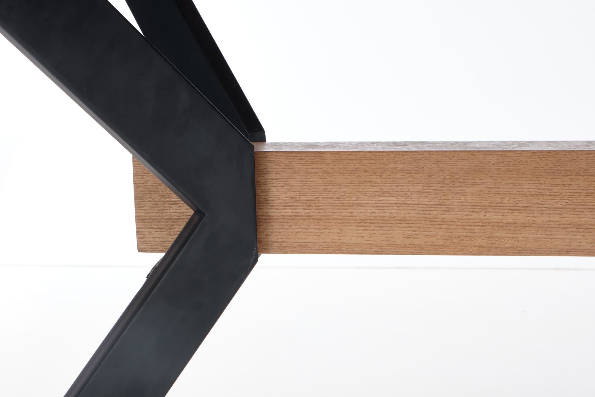 BACARDI - eettafel - bruin tafelblad - 160 -220x90x76 cm