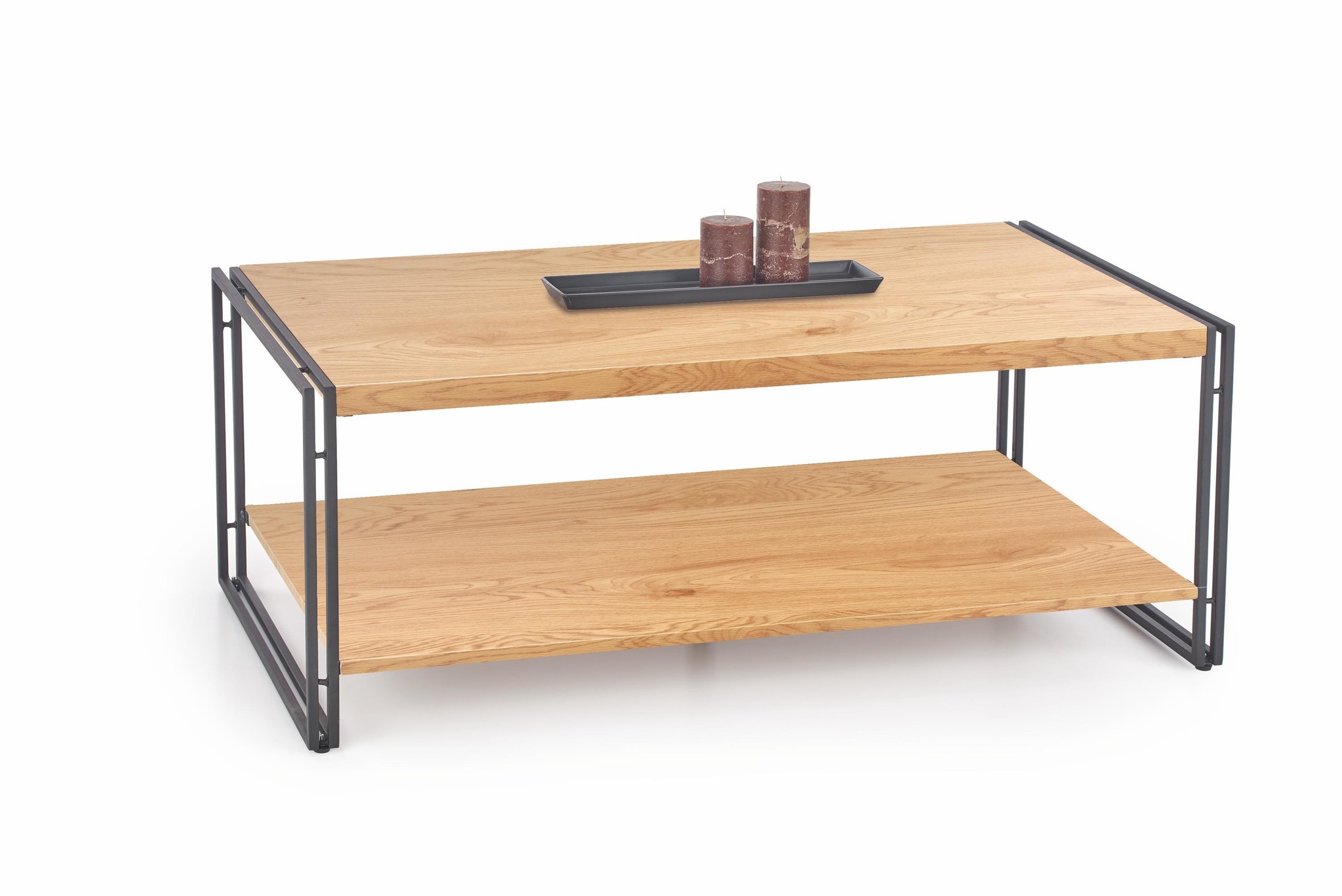 BAVARIA - salontafel - rechthoekig - 120x45x60 cm - zwart