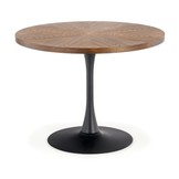 CARMELO - eettafel - hout - klassiek - rond - 100x100x75 cm
