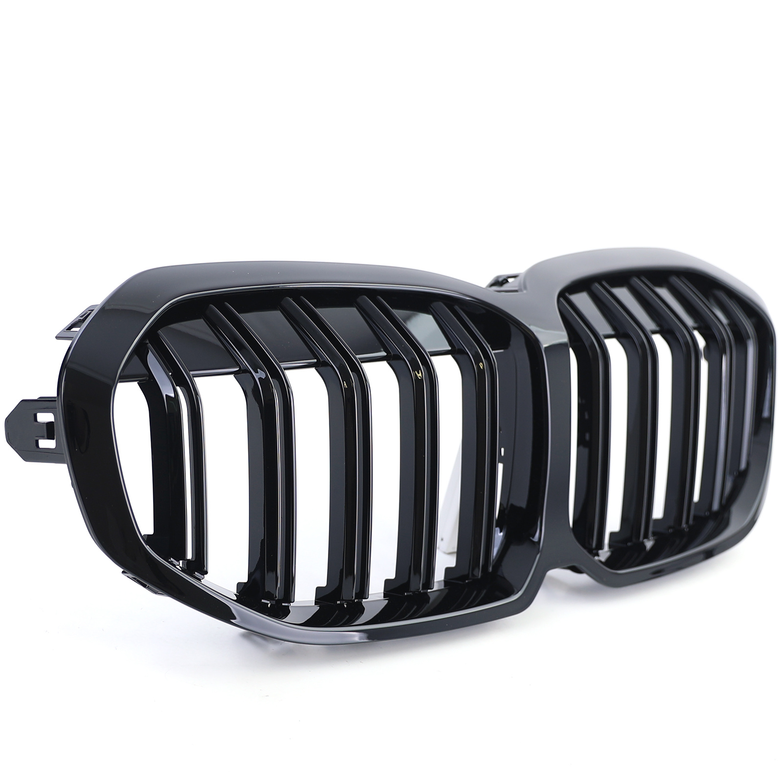Radiateurgrill - BMW 1 Serie F40 vanaf '19 - Dubbele stang - Zwarte glans - Topkwaliteit