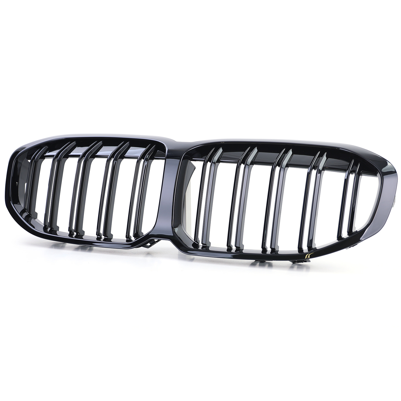 Radiateurgrill - BMW 1 Serie F40 vanaf '19 - Dubbele stang - Zwarte glans - Topkwaliteit