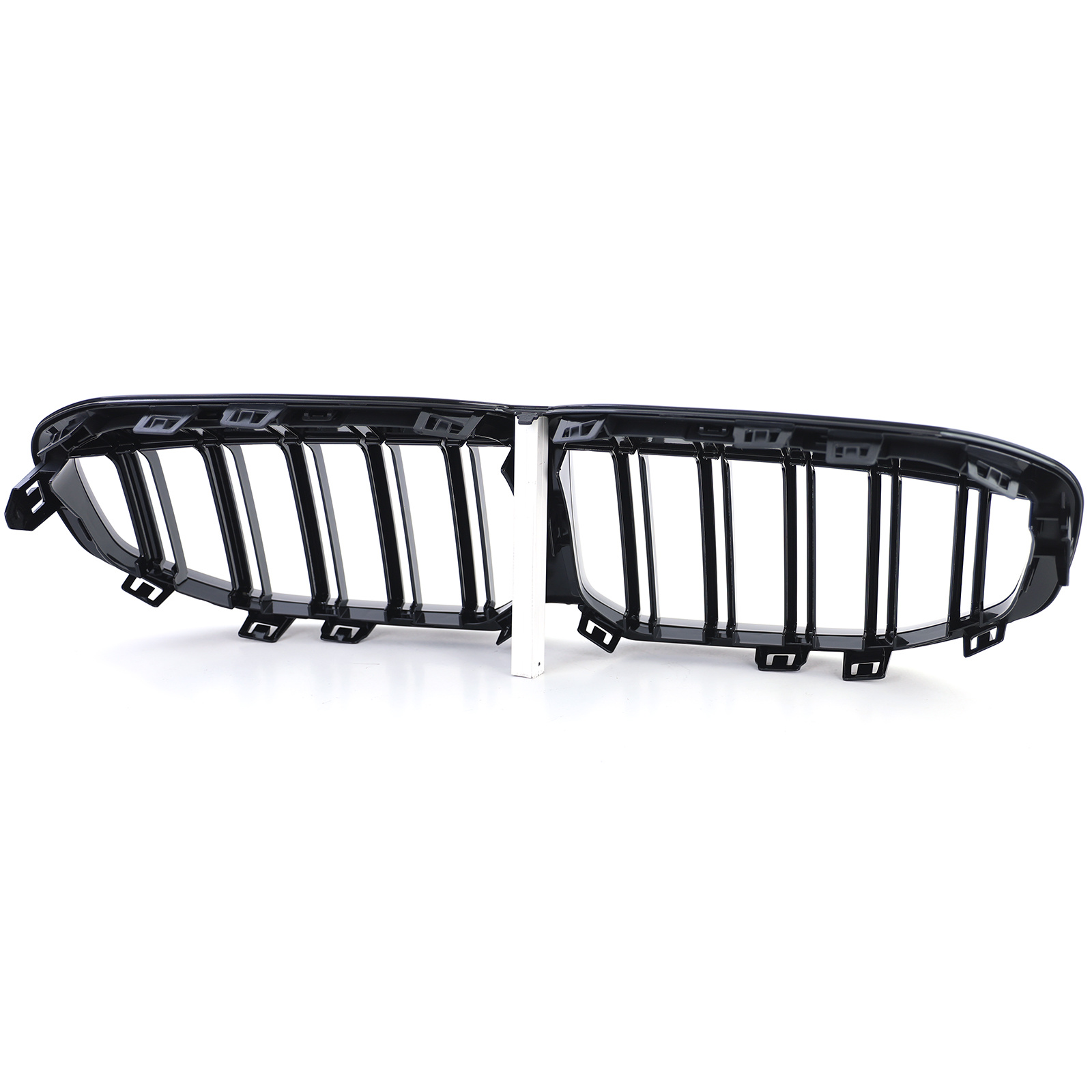Radiateurgrill - BMW 1 Serie F40 vanaf '19 - Dubbele stang - Zwarte glans - Topkwaliteit