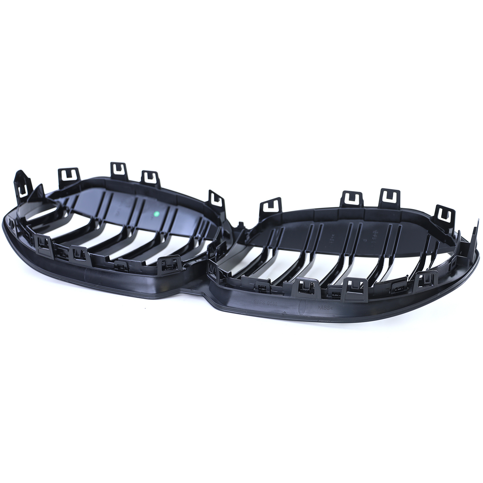 Radiateurgrill - BMW 1 Serie F40 vanaf '19 - Dubbele stang - Zwarte glans - Topkwaliteit