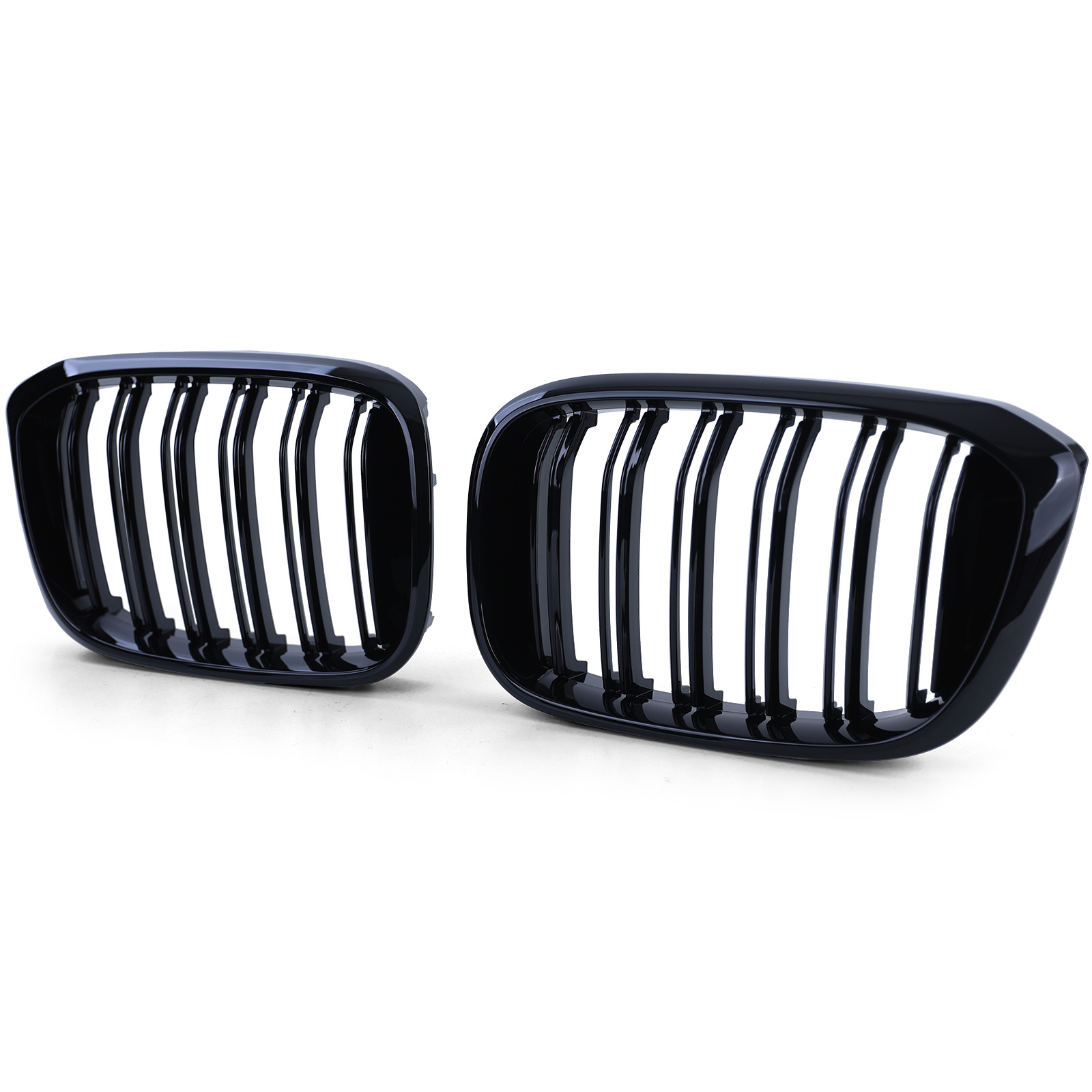 Radiateurgrill - BMW X3 G01 X4 G02 - Dubbele stang - Zwart glans
