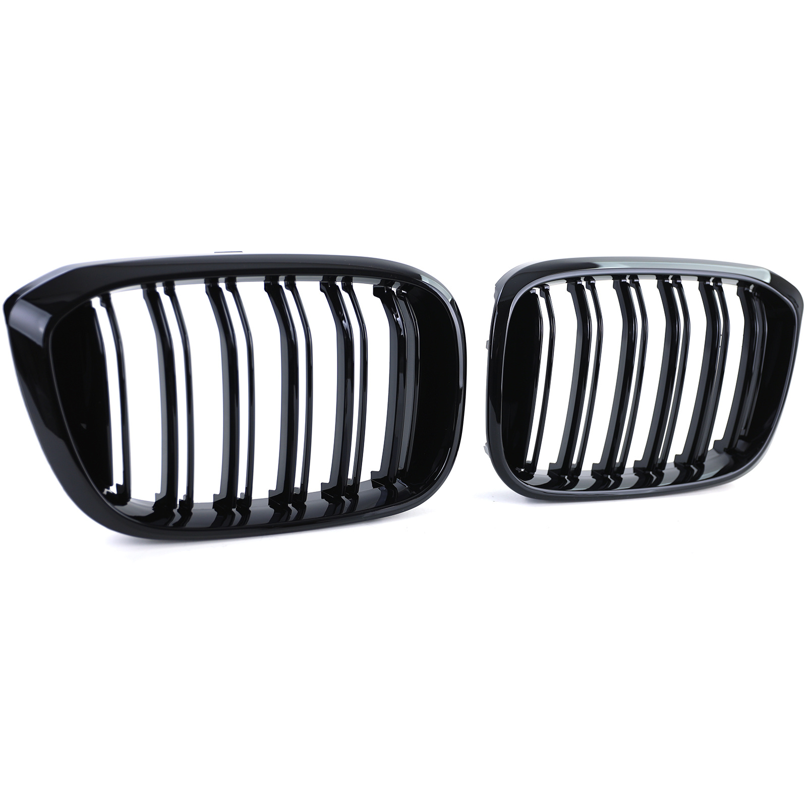 Radiateurgrill - BMW X3 G01 X4 G02 - Dubbele stang - Zwart glans