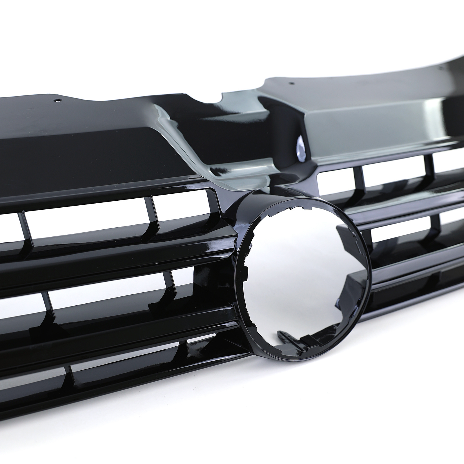 Radiateurgrill - VW Bus T5 Facelift 09-15 - Glanzend zwart - Met embleemuitsparing