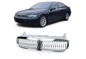 Radiateurgrill - geschikt voor BMW 7 Serie E65 01-05 - Sport rooster - CHROOM