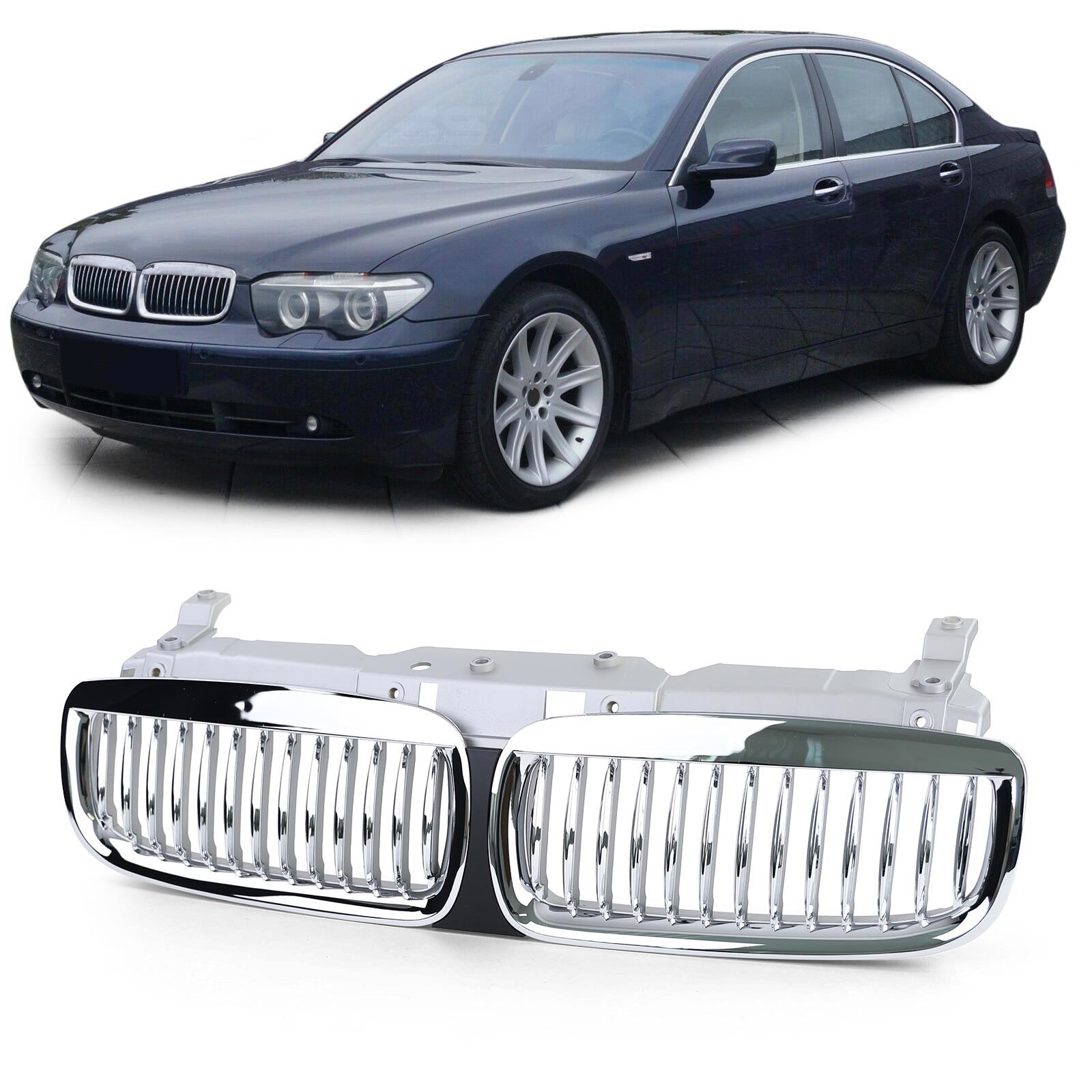 Radiateurgrill - BMW 7 Serie E65 01-05 - Sport rooster - CHROOM