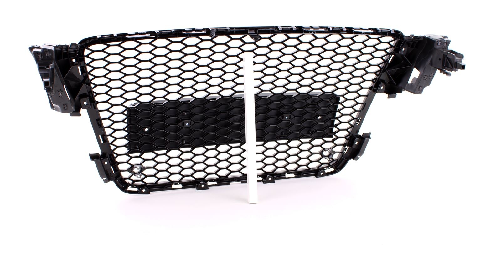 Radiateurgrill - Audi A5 8T 07-11 - Honingraatdesign - Zwart Glanzend