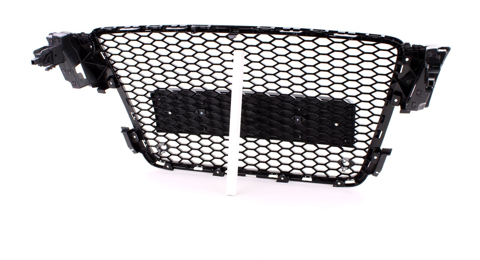 Radiateurgrill - Audi A5 8T 07-11 - Honingraatdesign - Zwart Glanzend