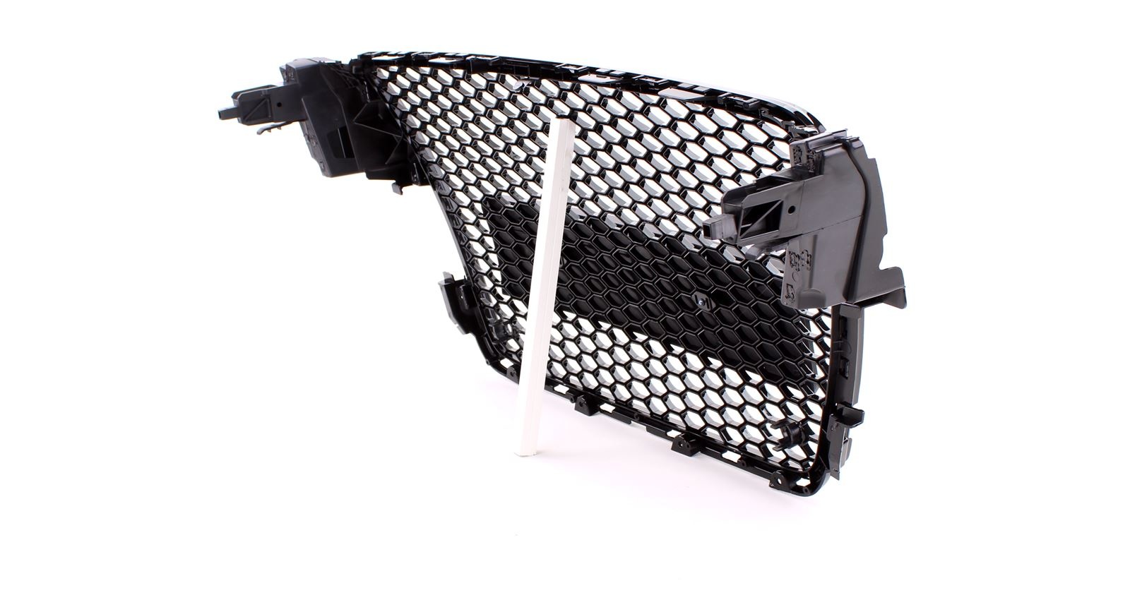 Radiateurgrill - Audi A5 8T 07-11 - Honingraatdesign - Zwart Glanzend