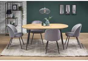 COLORADO - eettafel - ovaal - 120-160x80x74 cm