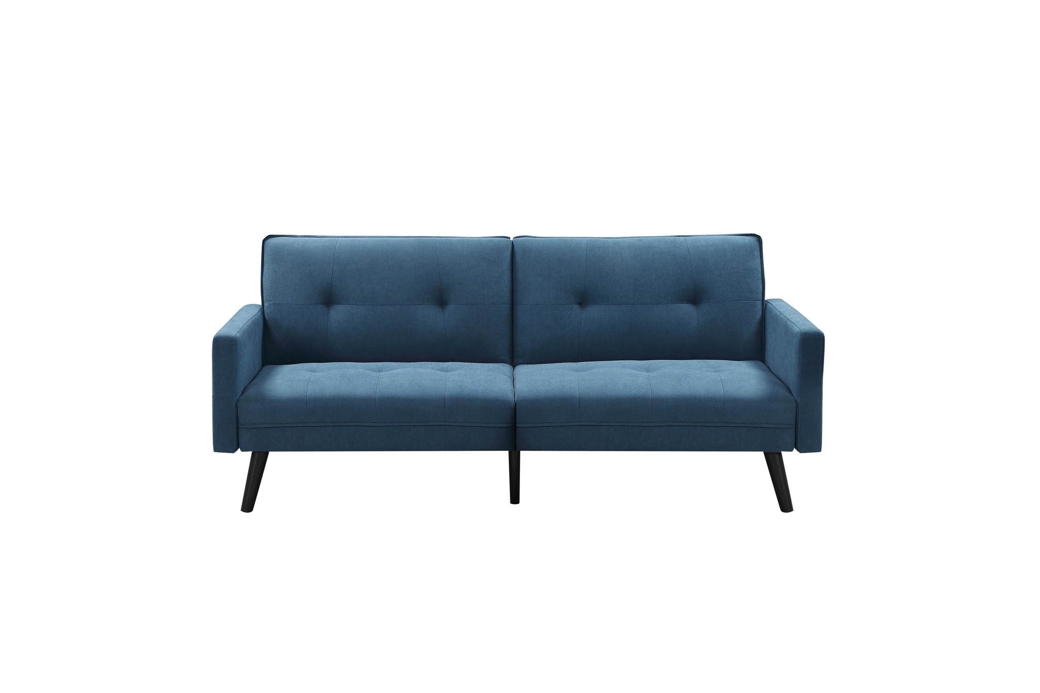 Slaapbank - met poef - opklapbaar - 200 x 42-83 x 102-86 cm