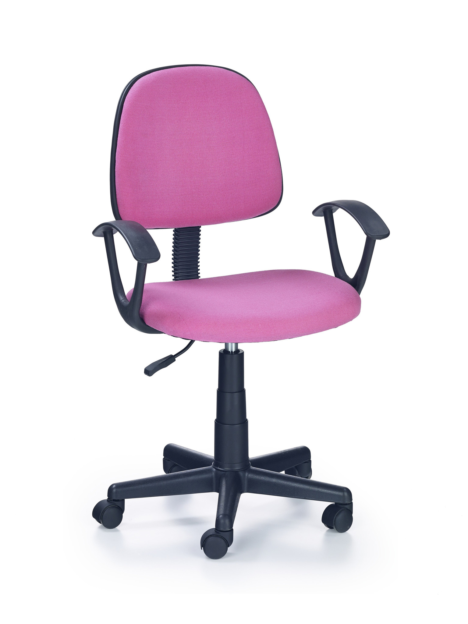 DARIAN BIS - kinderbureaustoel - stof - 56x84-95x53 cm - roze
