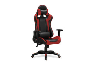 DEFENDER - gamestoel - eco leer - 68x126-134x69 cm