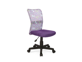 DINGO - kinderbureaustoel - gaas - 48x86-98x56 cm - paars