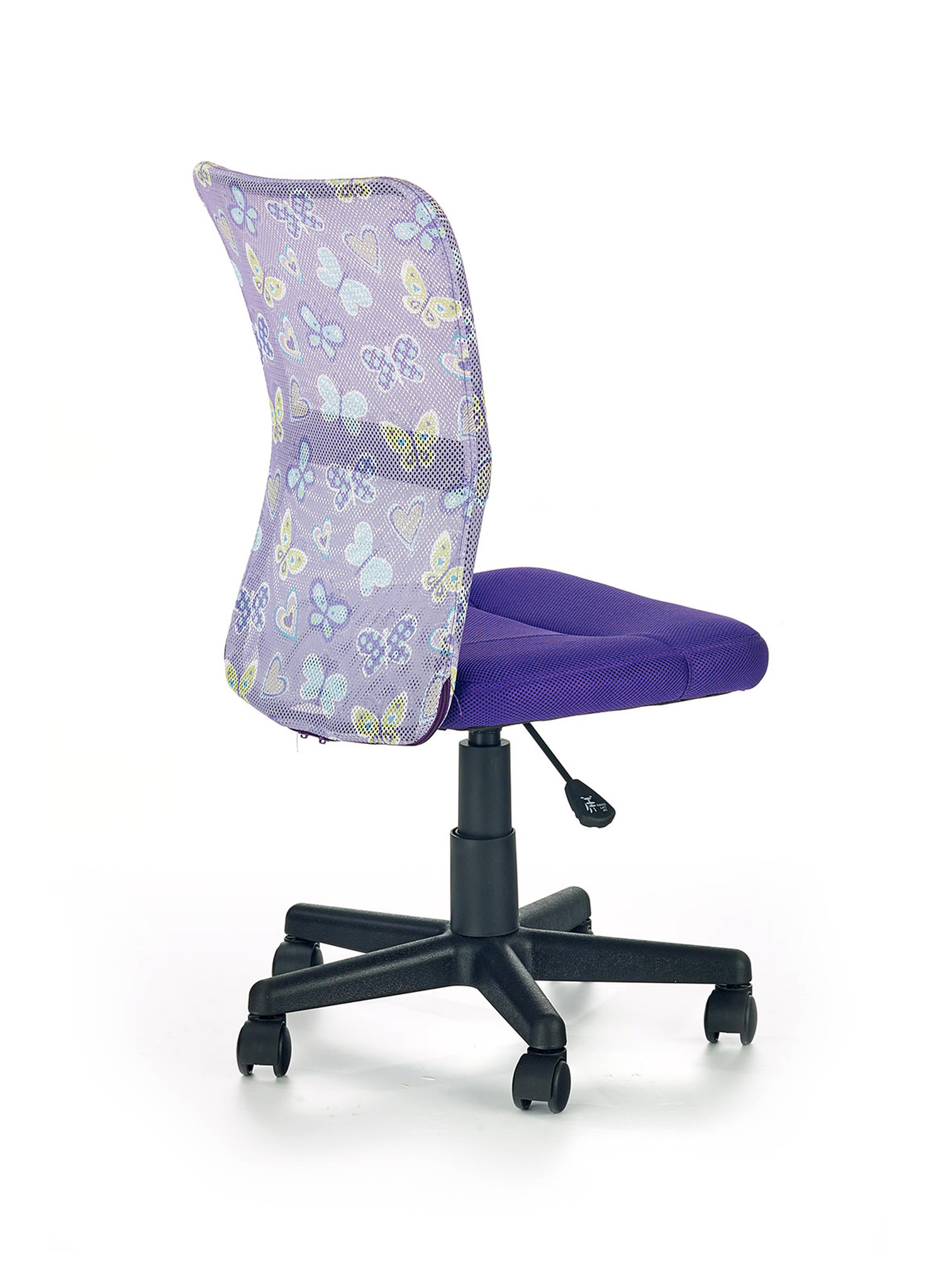 DINGO - kinderbureaustoel - gaas - 48x86-98x56 cm - paars