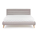 ELANDA - tweepersoonsbed - hout - 232x179x86 cm - grijs