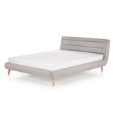 ELANDA - tweepersoonsbed - hout - 232x179x86 cm - grijs