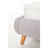 ELANDA - tweepersoonsbed - hout - 232x179x86 cm - grijs