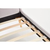 ELANDA - tweepersoonsbed - hout - 232x179x86 cm - grijs