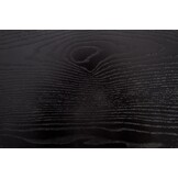 EMBOSA - salontafel - hout - ovaal - 120x47x60 cm - zwart