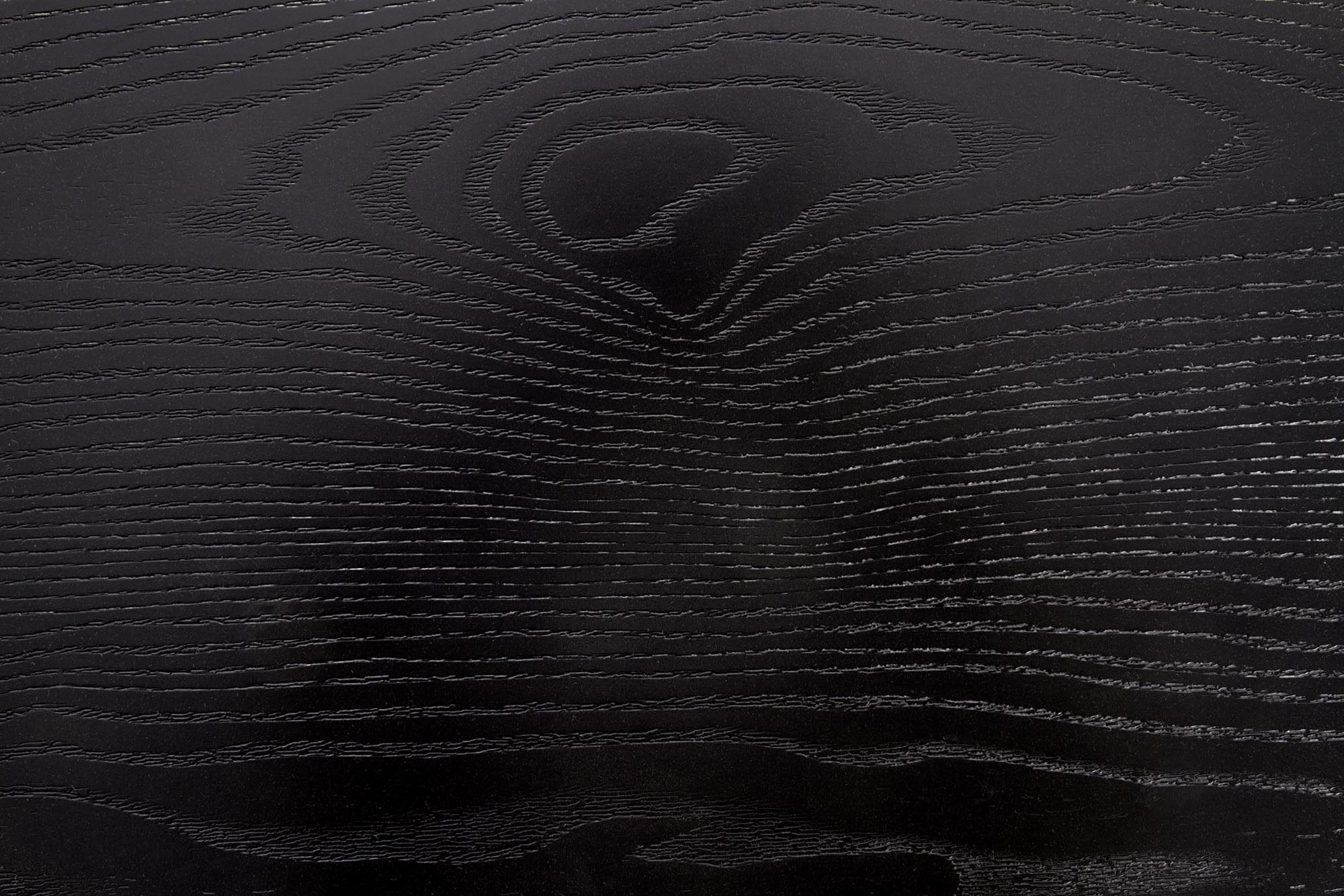 EMBOSA - salontafel - hout - ovaal - 120x47x60 cm - zwart