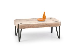 EMILY - salontafel - hout - rechthoekig - 110x42x60 cm - zwart