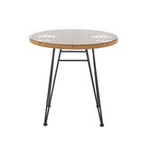 FALCON  - eettafel - kunststof rotan - 79x79x76 cm