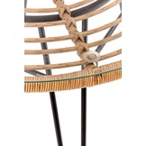 FALCON  - eettafel - kunststof rotan - 79x79x76 cm