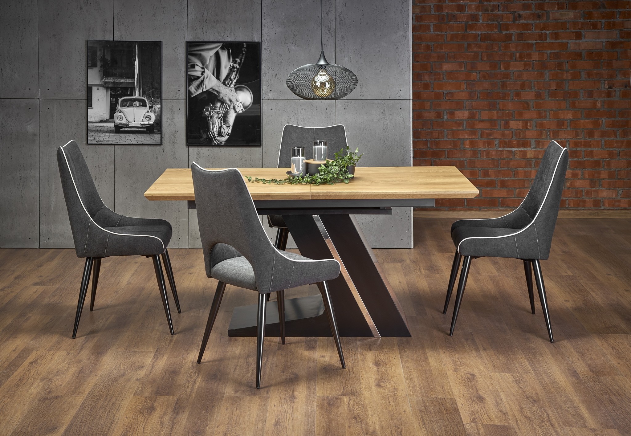 FERGUSON - eettafel - uitschuifbaar - 160-220x90x75 cm