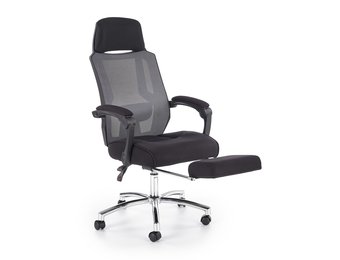 FREEMAN - bureaustoel - membraanstof - grijs - 61x116-123x60 cm