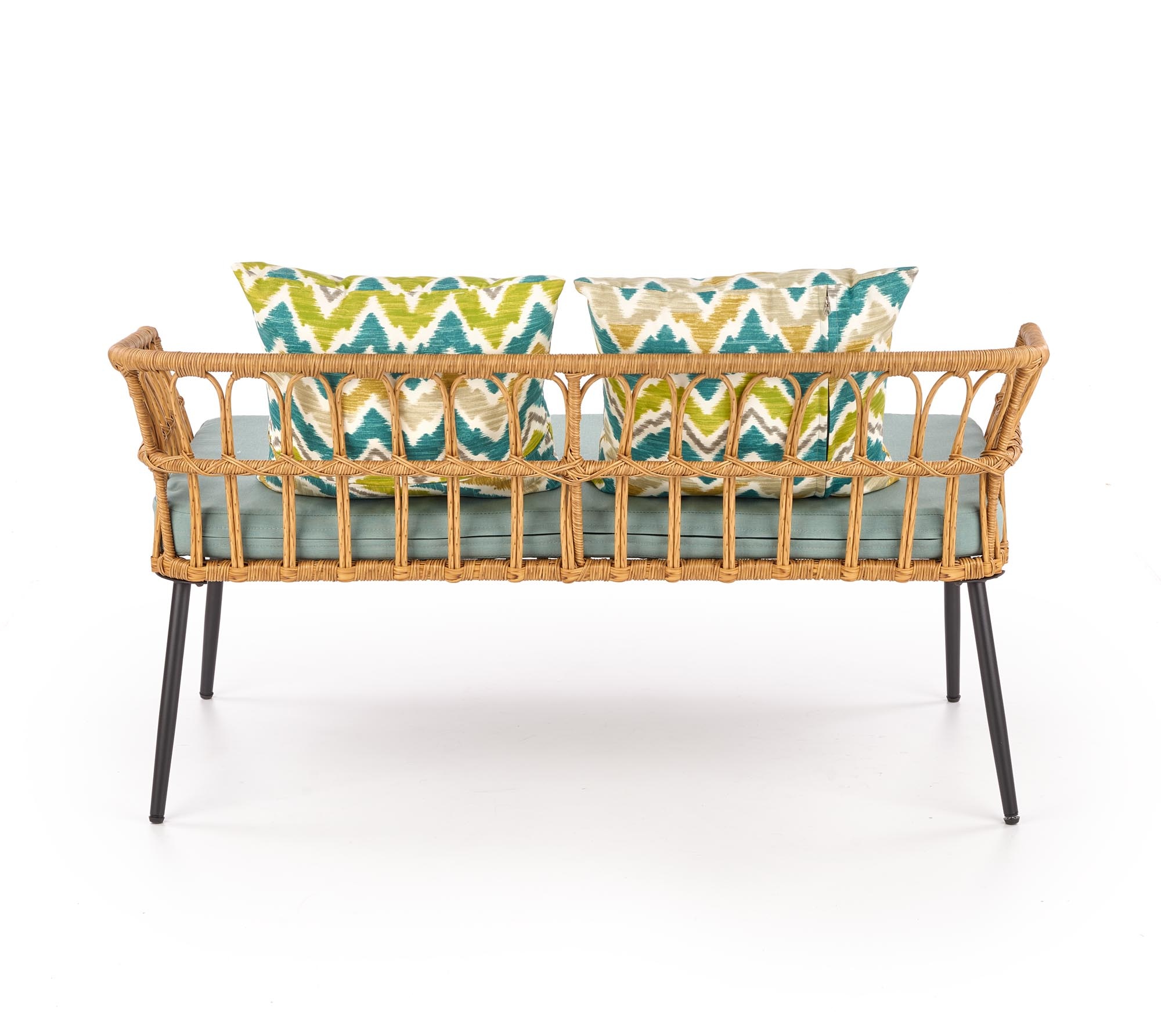 GARDENA - zitbank - synthetisch rotan - 140x58x71 cm