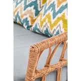 GARDENA - zitbank - synthetisch rotan - 140x58x71 cm