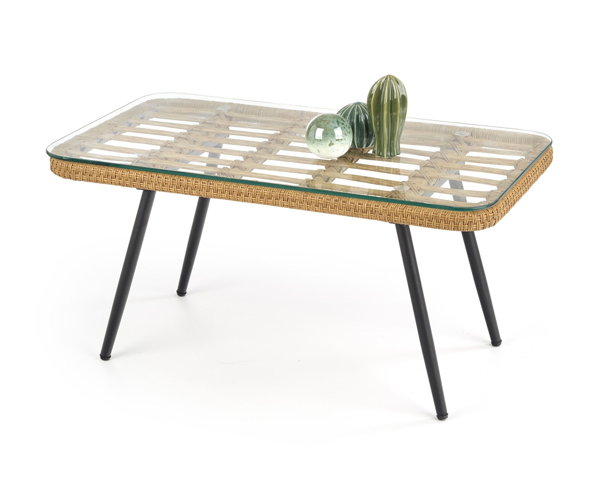 GARDENA - salontafel - Scandinavisch - glas - 90x43x50 cm